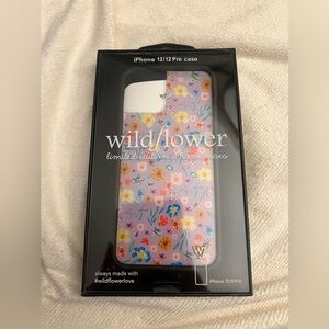 Wildflowers Floral iPhone 12/12 Pro Case - Pink and Yellow